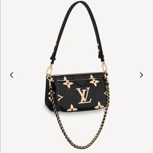 Louis Vuitton Multi-Pochette Accessoires Bicolor Monogram Empreinte Leather
